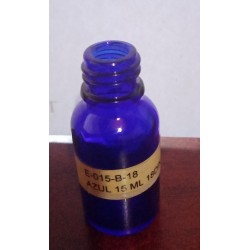 Frasco azul 15 ml