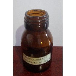 Frasco jarabe ambar 40ml